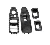 Cadre De Navigation Console Garniture Panneau Commutateur Lève-vitre Porte Intérieure pour Séries 1/3/4 F20 F30 F31 F34 F35 F36 2012-2018 2019(Model B 4pcs Set)