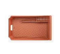 Cadre De Navigation Console pour GLC Classe X254 W254 GLC260 GLC300 2023-2025 Voiture Console Centrale Accoudoir Boîte Rangement Organisateur Plateau Support(Brown)
