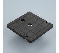 Cadre De Navigation Pour Bateau, Plate-Forme Rotative, Maintient Les Dispositifs Gps Et Les Détecteurs De Profondeur En Place, Pivote À 360 Degrés 102x102mm (4x4 \"")