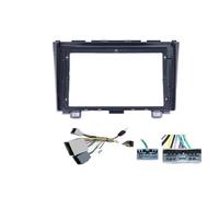 Cadre De Panneau Audio Stéréo pour Lecteur DVD Et Radio 9/10 Pouces pour CRV 2008, 2009, 2010, 2011, MP3, MP5(Frame B and Cable)