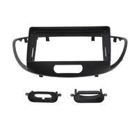 Cadre de panneau de navigation pour radio stéréo de voiture noir de 9 pouces adapté aux modèles I10 2007 à 2013 - Ajustement précis, panneau de protection ABS pour tableau de bord (Sans faisceau de