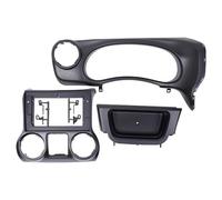 Cadre De Panneau De Navigation Stéréo 2DIN 10,1 Pouces pour Jeep pour Wrangler 2015 2016 2017 WEFOLCC(Only Frame)