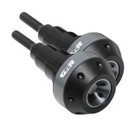 Cadre De Pare-Chocs De Moto pour Suzuki GSX-S750 GSXS1000 GSXS GSR, Protection Contre Les Chutes Latérales, Boule De Chute Protection Anti-Chute(Titane)