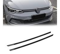 Cadre de phare antibrouillard noir pour VW Golf 8 MK8 2021-2022 Grille de pare-chocs avant Moulure en maille