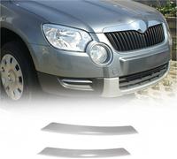 Cadre de phares anti-brouillard pour Skoda Yeti 2010-2013, en acier inoxydable, argent 2x