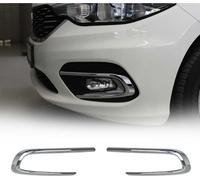 Cadre de phares antibrouillard pour Fiat Tipo 2015-2020 chrome ABS argent 2pcs