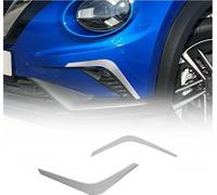 Cadre de phares antibrouillard pour Nissan Juke 2021-2025 en acier inoxydable argent 2x