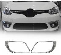 Cadre de phares antibrouillard pour Renault Fluence 2012-2021 2x acier inoxydable