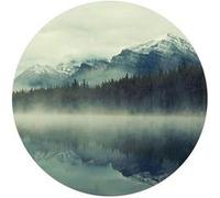 PEGANE Cadre de Photo Rond imprimé Multicolore - diamètre 78 cm