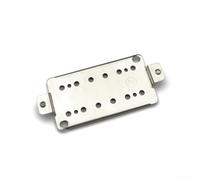 Cadre de plaque de base Humbucker en cuivre pour manche de guitare et pour micro chevalet avec pièces de poteau réglables en finition argentée 50 mm ou 52 mm d'espacement avec trous de vis M2,5 inclus