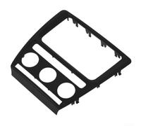 Cadre de plaque frontale d'autoradio 2 DIN Gps compatible avec Skoda Octavia 2004 2005 2006 2007 2008 2009 2010 Noir