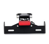 Cadre de Plaque Lumière De Support Plaque D'immatriculation pour Ducati Hypermotard pour Hyperstrada 939/821/SP 2013-2018 2017 2016 2015 2014 Moto Tail Tidy Fender Eliminator(Rosso)