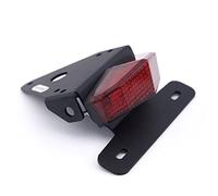 Cadre de Plaque Support De Plaque D'immatriculation Feu Arrière pour H-Onda XR 250R/400R XR250R XR400R 1996 1997 1998 1999 2000 2001-2004 Moto CNC Tail Tidy Fender Eliminator(Rosso)