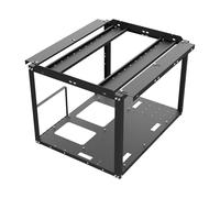 Cadre de plate-forme minière - Banc d'essai empilable | Cas d'ordinateur à cadre ouvert | Banc d'essai empilable, cadre d'extraction cryptographique pour carte mère ATX, plate-forme optimisée