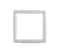 Cadre de point de croix, MAGT 20.3*20.3cm Cadre de Broderie, Cadre de Clip en Plastique Rectangle Carré Pour Point de Croix de Broderie