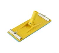 Cadre de ponceuse manuelle en plastique pour ponçage de cloisons sèches avec collier de verrouillage sécurisé et protection en éponge douce pour éviter les dommages au mur lors de l'utilisation