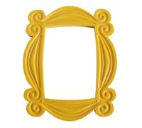 Cadre de porte de série télévisée Friends, en bois fait à la main, cadre de Photo jaune Mon, décoration de
