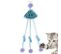 Cadre de Porte - Jouet pour Chat - Jeu de Papier couineur rebondissant, avec Balle et Plume - Jouet interactif pour Chat - Stimulation mentale de Mouvement - Chiot et - Petit, Moyen et Grand