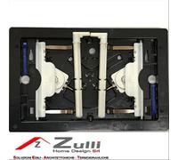 Cadre de porte-plaques Sigma70 complet GEBERIT PIÈCES DE RECHANGE