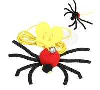 Cadre de porte pour chat | Jeu de Teaser Enrichissement d'araignée à suspendre - Corde élastique Jouet pour chat pour petite moyenne et grande race