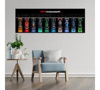 Cadre de présentation mural rapide pour modèle de voiture LEGO Speed F1 10 en 1 - Cadeau collector - Cadre d'art de course compatible avec Speed F1 Champions (modèle non inclus) (Style classique-A)