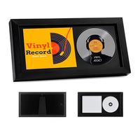 Cadre de présentation pour CD - Cadre en plastique PS - 35 x 19 cm - Pivotant à 360° - Pour le salon