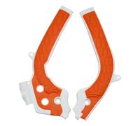 Cadre de Protection de la Grippe Motocross Compatible avec SX SXF XC XCW EXC-F XCF 125-500 TC Te FC FE Modèles 2016-2018 2019 Accessoire de vélo de saleté 2019(Orange White)