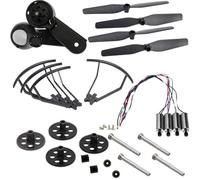 Cadre de Protection de Pale d'hélice for quadricoptère CSJ S167 S166 avec Bras, Moteur, Arbre d'engrenage, vis for Drone RC, kit SP500(7.4V Motor Arms kitK)