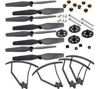Cadre de Protection de Pale d'hélice for quadricoptère CSJ S167 S166 avec Bras, Moteur, Arbre d'engrenage, vis for Drone RC, kit SP500(Blades Guards kitF)