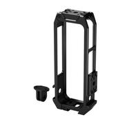 Cadre de protection en aluminium CNC - Support vertical horizontal magnétique à dégagement rapide - Vis de 6,35 mm - Compatible avec caméra d'action Insta360 X5 (noir E2)