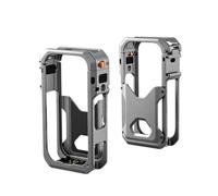Cadre de Protection en Aluminium pour Insta360 X6 avec Cache-Objectif en Silicone, étui de Protection doté d'un dissipateur Thermique en graphène, Port de Recharge de Type C, Filetage 1/4