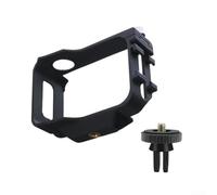 Cadre de protection extensible pour Insta360 GO Ultra, ultra léger avec support griffe et adaptateur de trépied 6,35 mm, accessoire de protection anti-chute et anti-rayures (noir)