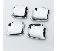 Cadre de protection Garniture Autocollante Chromée Pour Poignée De Porte De Voiture En Fibre De Carbone Pour Kia Pour Rio 4 X-line 2017 2018 2019 2020 Bande décorative(Bowl)