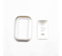 Cadre de protection pour bouton de coffre arrière en ABS pour Mercedes Classe C W204 04 2007 2014 Résistant aux rayures Accessoire avec ruban adhésif au dos