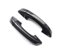 Cadre de protection Pour VW Pour Scirocco 3 MK3 2008 2009-2015 Garniture Poignée Porte Latérale Voiture En Fibre Carbone Noire Chromée Accessoires Automobiles Bande décorative(Carbon fiber)