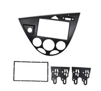 Cadre de Radio Façade Autoradio pour Ford pour Focus Fiesta 1998-2005 7 Pouces LHD Autoradio Android Audio Écran Multimédia Lecteur Vidéo Cadre Navigation Kit Montage Autoradio(Le Noir,173-98mm)