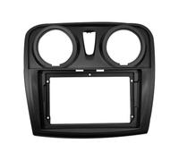 Cadre de Radio Montage Autoradio pour Symbole pour SANDERO pour Logan 2015-2018 9 Pouces 2 Din Kit Cadre Android Voiture Adaptateur Faisceau Câbles Fascia(A Frame,Frame canbus)