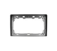 Cadre de Radio Montage Autoradio pour Toyota pour ProAce 2013-2016 (9 Pouces) 2 Din Lecteur Audio Stéréo Automatique Kit Tableau Bord Panneau DVD(Argent)