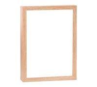 Cadre de rangement à changement rapide, rangement d' en bois de 17,8 cm avec ouverture sur le devant, collage photo pour remplacement facile des œuvres d'art, cadre décoratif pour la maison, le