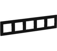 Cadre de recouvrement 5x Cadre noir Niloe Step