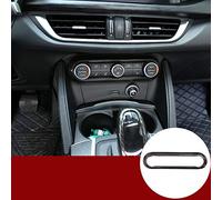 Cadre de réglage de la climatisation centrale 100 % fibre de carbone véritable pour Giulia Stelvio 2016-2020 Accessoires automobiles