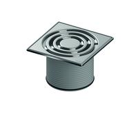 Cadre de rouille TECEdrainpoint S, acier inoxydable, 142 x 142 mm, grille des...