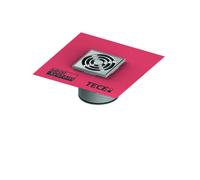 Cadre de rouille TECEdrainpoint S, plastique, 100 x 100 mm, y compris la gril...