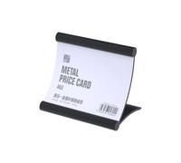 Cadre de signalisation de de signe de table de porte-carte de bureau en alliage d ' aluminium adapté à la marque d ' entreprise et présentations