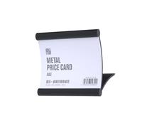 Cadre de signalisation pour porte-cartes de bureau, Black | Porte-badge en alliage d ' aluminium pour conférences, récompenses et expositions, cérémonies formelles et salons
