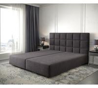 Cadre-de-sommier Dream-Fine 180x200 Microfibre Noir