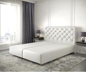 Cadre-de-sommier Dream-Great 140x200 Cuir synthétique Blanc