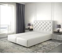 Cadre-de-sommier Dream-Great 160x200 Cuir synthétique Blanc