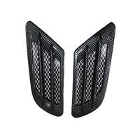 Cadre de sortie d'air de capot Accessoires Auto Grille D'aération De Capot Cache Décoratif De Remplacement Compatible Avec Fiat Pour 500(Carbon)