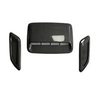 Cadre de sortie d'air de capot Prise D’air Capot Tuning Voiture Flux D’air Scoop Ventilation Capot Décoratif Accessoires 4x4 Protections Compatible Avec BMW(Black2)